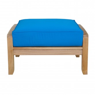 Anderson Teak Natsepa Ottoman Blue