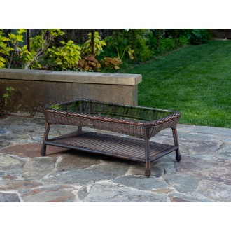 Tortuga Outdoor Sea Pines Coffee Table- Tortoise