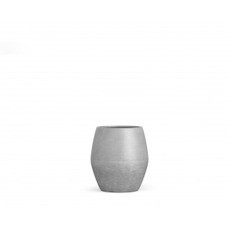 Azzurro Living Durban 11" Pot In Asteroid Concrete