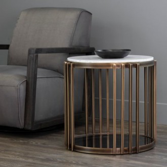 Sunpan Naxos End Table - Lifestyle