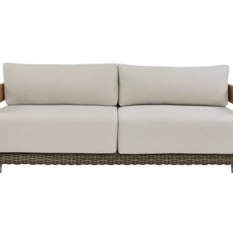 Sunpan Potenza Sofa - Palazzo Cream - Front Angle