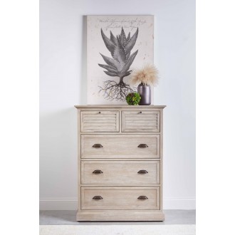 Essentials For Living Eden 5-Drawer High Chest - Lifestyle