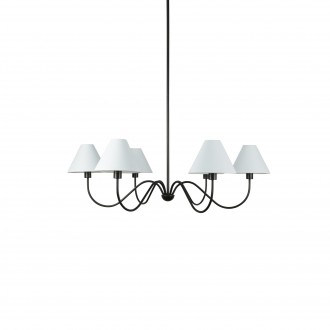 Moe's Home Collection Whitney Chandelier in Blackened Bronze - Front
