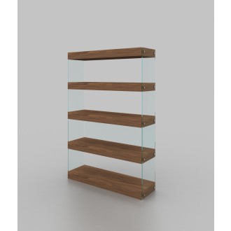 J&M Furniture CE Curio-Walnut