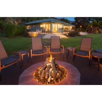 Grand Canyon Round Flat Stack - Logs Not Included - Lifestyle