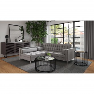 Moe's Home Collection Covella Storage Ottoman - Lifestyle