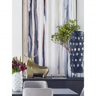 Moe's Home Collection Color Swathe Wall Decor w/ Large Frame - Lifestyle