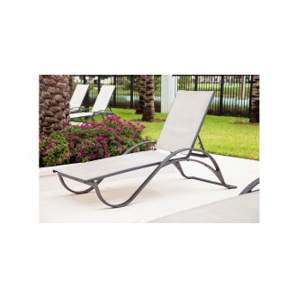 Source Furniture Atlantic Sled Chaise With Arms