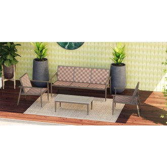 Source Furniture Danish Aluminum Square Dining Table