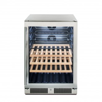 Blaze Grills Front Outdoor Beverage Cooler - Front with Dividers