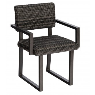 Woodard Harper Dining Armchair - Angled
