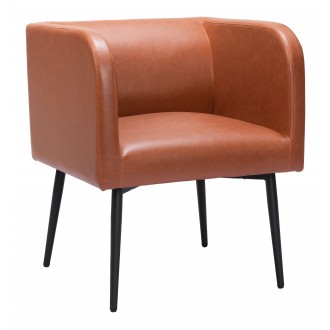 Horbat Dining Chair in Brown- Side view 1