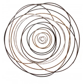 Moe's Home Collection Iron Braid Wall Decor - Front Angle
