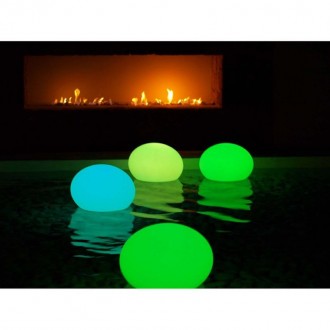 Whiteline Modern Living Moon Outdoor LED Table Lamp