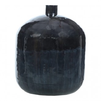 Moe's Home Collection Blue Mountain Vase - Short - Front Angle
