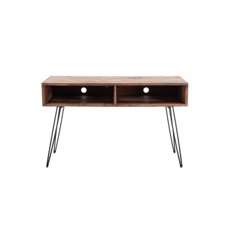 Crawford and Burke Monroe Reclaimed Wood 48" Media Console, Frontview