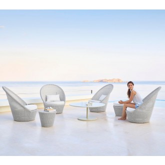 Cane-Line Kingston Sunchair W/Wheels