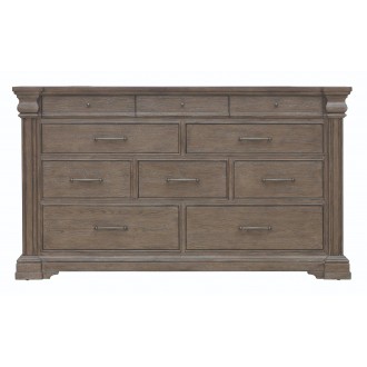 Madison Ridge Brown 10 Drawer Dresser-4