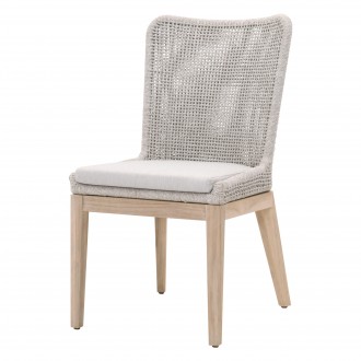 Essentials For Living Mesh Outdoor Dining Chair - Set of Two - Front Side Angle