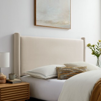 Modway Rael Performance Velvet Full Headboard Ivory