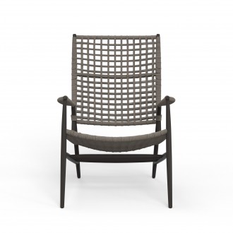 Sunset West Grigio Highback Chair - Front Angle