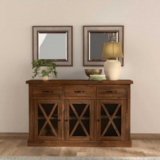 Newberry Sideboard in Medium Brown - Lifestyle