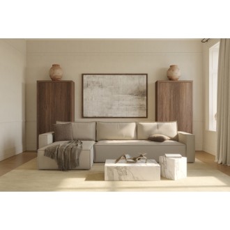 Innovation Living Newilla Sofa Bed Lounger with Standard Arms 257 - Adario, Taupe