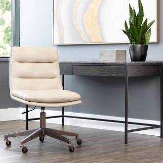 Sunpan Stinson Office Chair Bravo Cream - Lifestyle