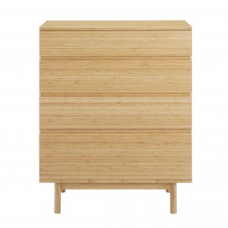 Greenington Monterey 4 Drawer High Chest, Wheat - Front Angle