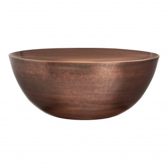 Moe's Home Collection Conga Coffee Table in Copper - Front Angle