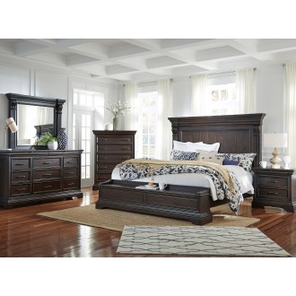 Pulaski Furniture Caldwell Mirror Bedroom View