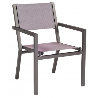 Woodard Palm Coast Sling Dining Armchair - Stackable