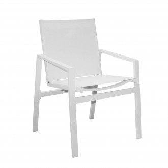 Panama Jack Outdoor Mykonos Stackable Armchair