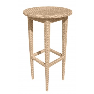 Panama Jack Outdoor Austin Round Pub Table 