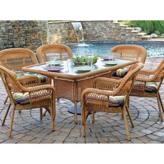 Tortuga Outdoor Portside 7pc Outdoor Wicker Dining Set