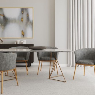 Sunpan Nadine Dining Chair Chacha Grey - Lifestyle