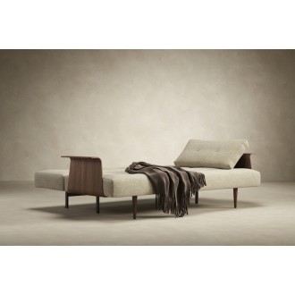 Innovation Living Recast Plus Sofa W/Walnut Arms Dark Wood Legs 366 - Halifax, Antique