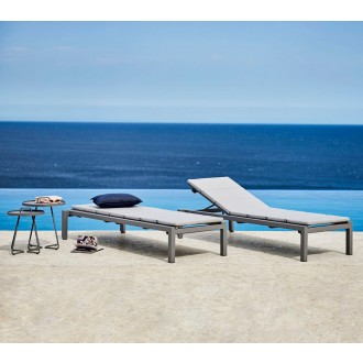 Cane-Line Relax Sunbed, Stackable Beach view