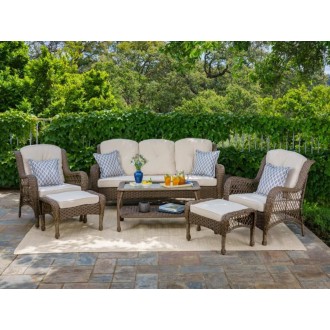 Tortuga Outdoor Rio Vista 6pc Outdoor Wicker Sofa Set