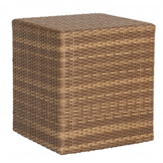 Woodard Saddleback Bunching Table in Mocha