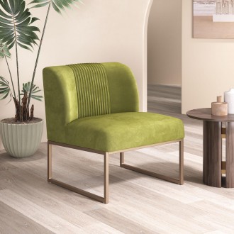 Sante Fe Accent Chair Olive Green- Lifestyle