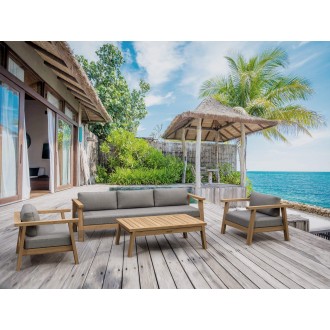 Anderson Teak 4-pc Palermo Deep Seating - Lifestyle