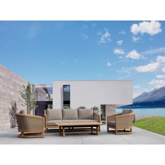 Anderson Teak 4-pc Catania Deep Seating Set Outdoor