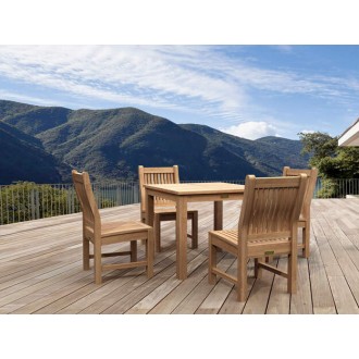 Anderson Teak 5-pc Bistro Table Set