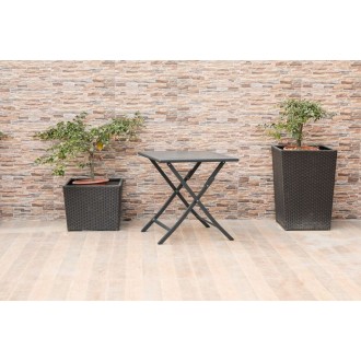 Flint Indoor/Outdoor Steel Side Table