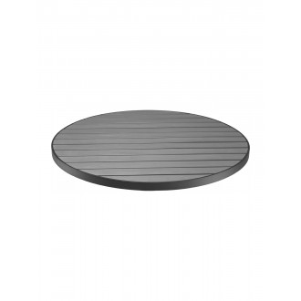 TA-PT TOPS Tops - Round - Gray Faux Teak