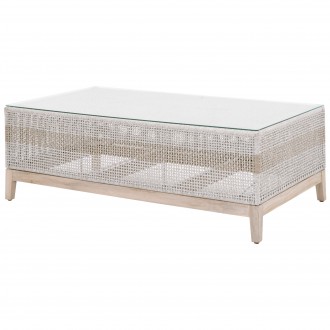 Essentials For Living Tapestry Outdoor Coffee Table - Front Side Angle