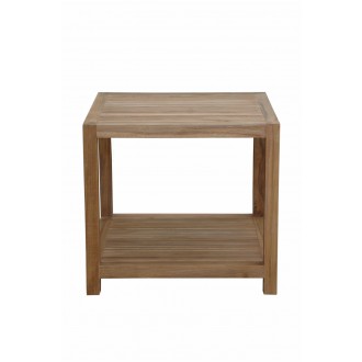 Anderson Teak Glenmore 22" Side Table w/ 1-Tier