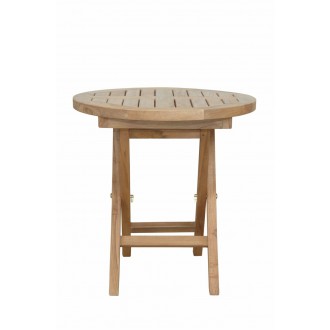 Anderson Teak Montage 20" Round Folding Table