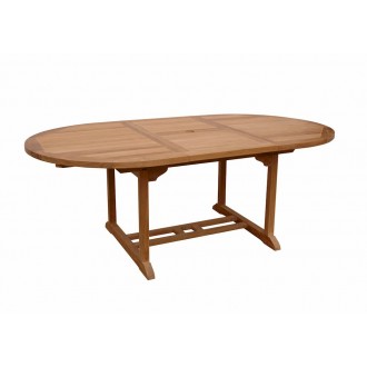 Anderson Teak Bahama 71" Oval Extension Table Extra Thick Wood